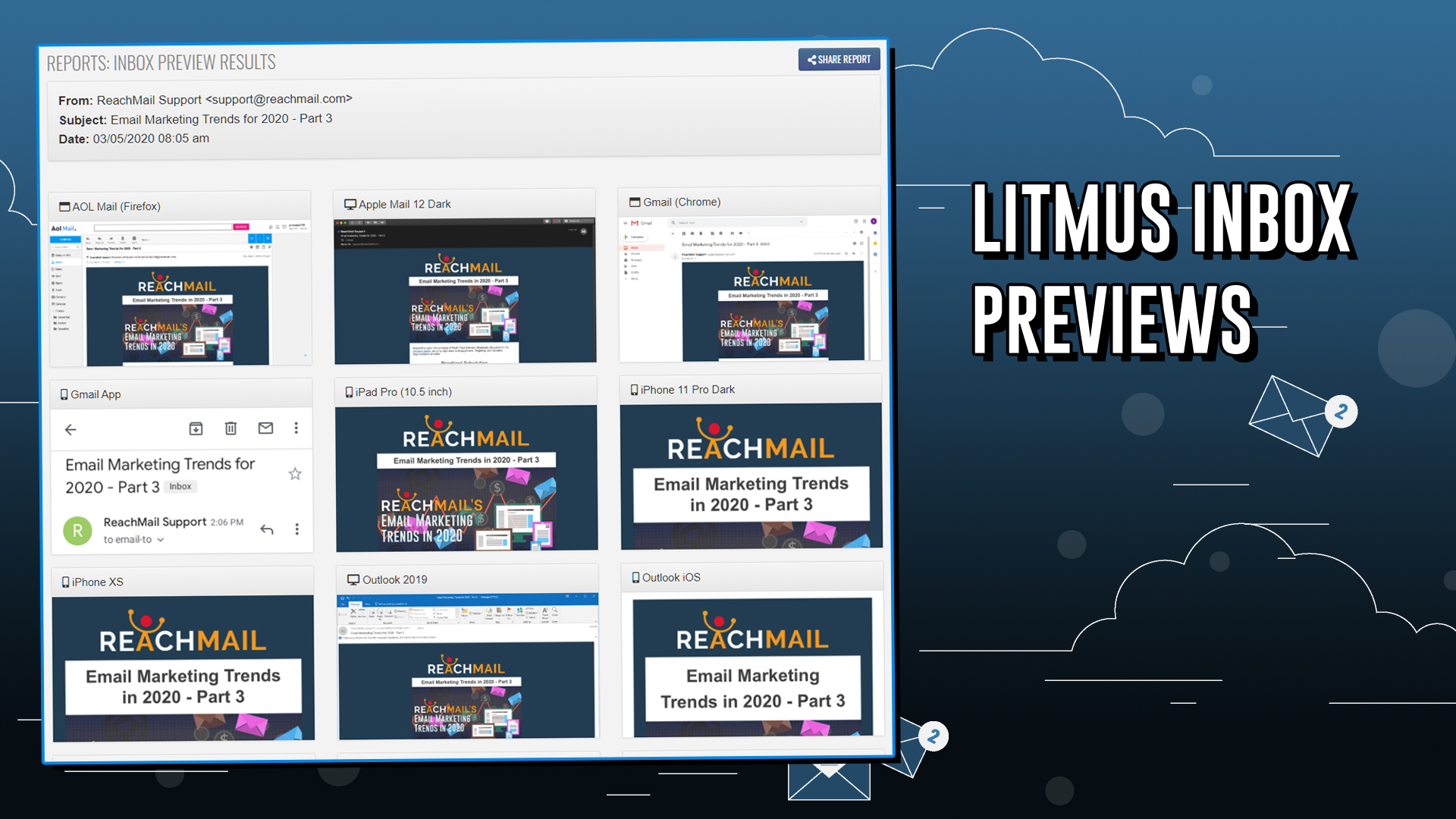 Litmus Inbox Previews Included